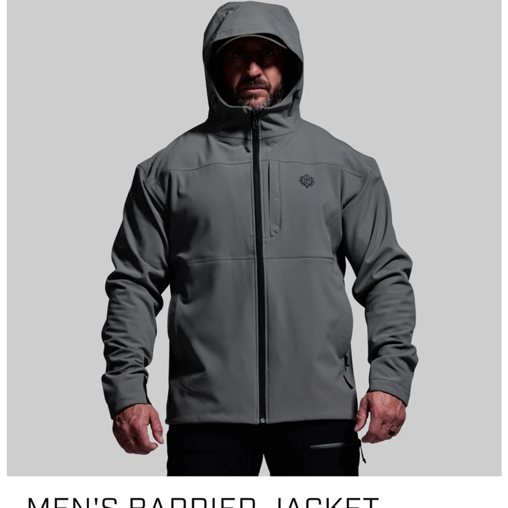 Born Primitive Men's Charcoal Performance Jacket